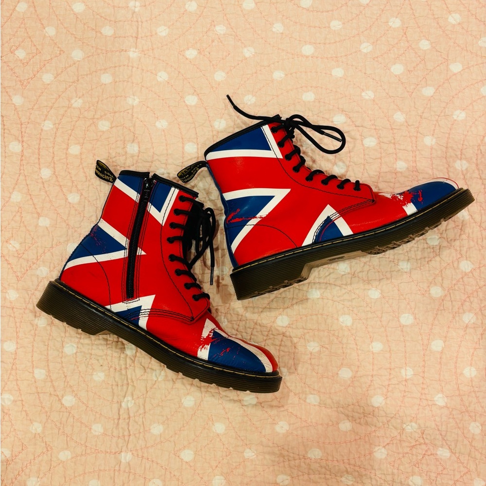 HTF UK Flag Dr. Martens Boots
